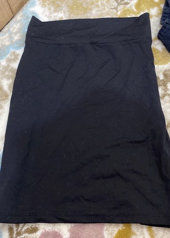 Siyah Midi Hamile Etek - Görsel 2