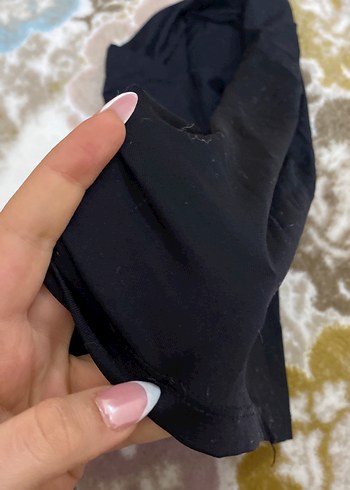 Siyah Midi Hamile Etek - Görsel 3