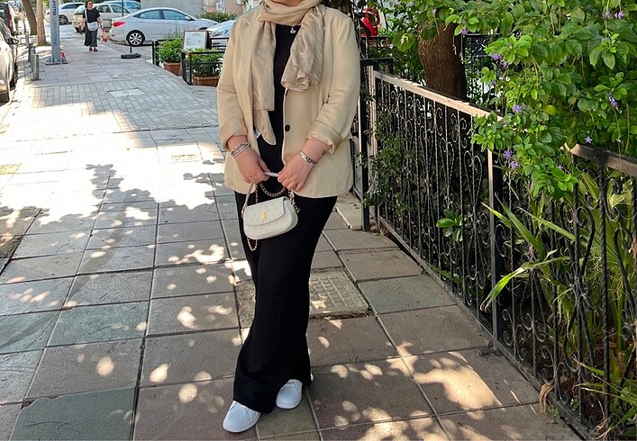 xl Beden camel Renk Blazer ceket