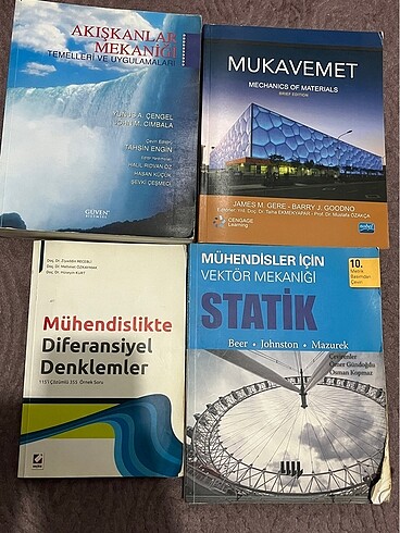 Mühendislik Statik, Mukavemet, Akışkanlar Mekaniği, Diferansiyel