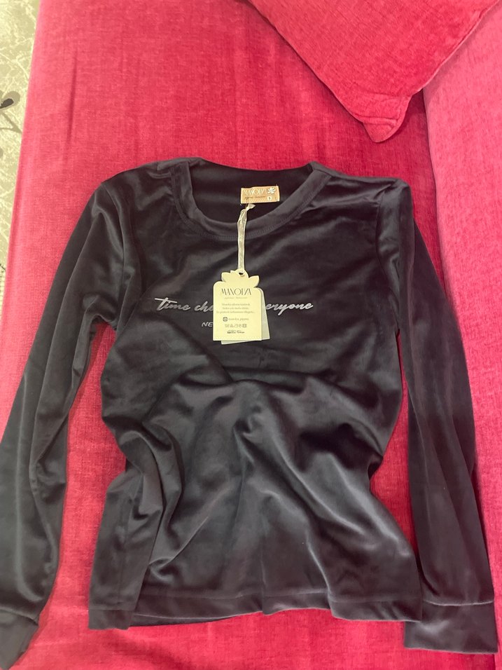 kadife kadin pijama takimi etiketli - Görsel 2