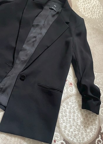 Siyah Kadın Blazer Ceket mango - Görsel 3