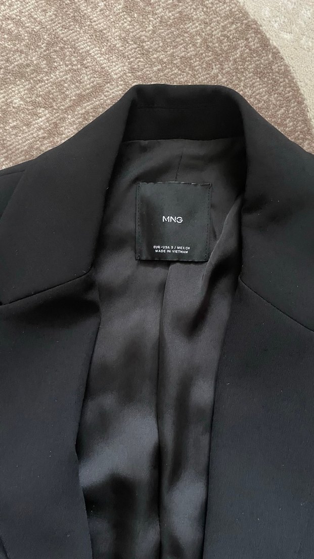 Siyah Kadın Blazer Ceket mango - Görsel 2