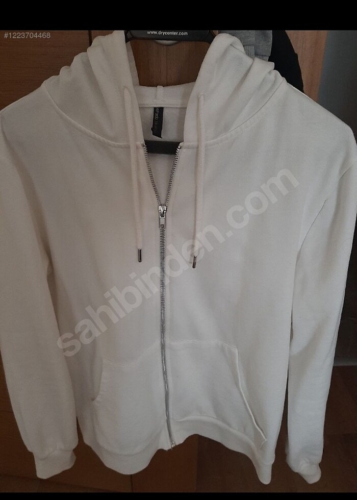BEYAZ KAPÜŞONLU SWEATSHIRT - Görsel 2
