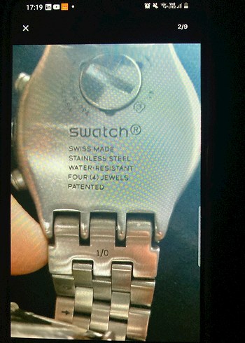 Orjinal Swatch YVS423GC Çelik Erkek Kol saati - Görsel 2