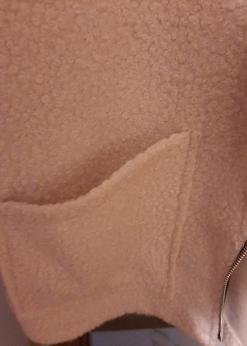 Fermuarlı kapusonlu  yumusacik kislik Kadın Ceket - Görsel 5