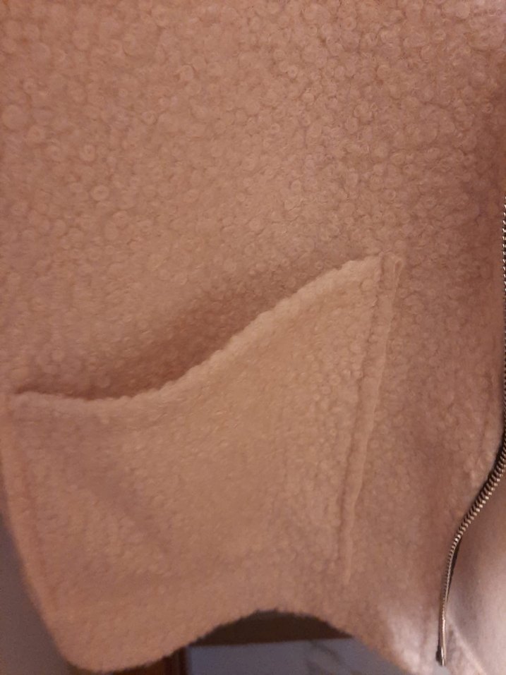 Fermuarlı kapusonlu  yumusacik kislik Kadın Ceket - Görsel 5