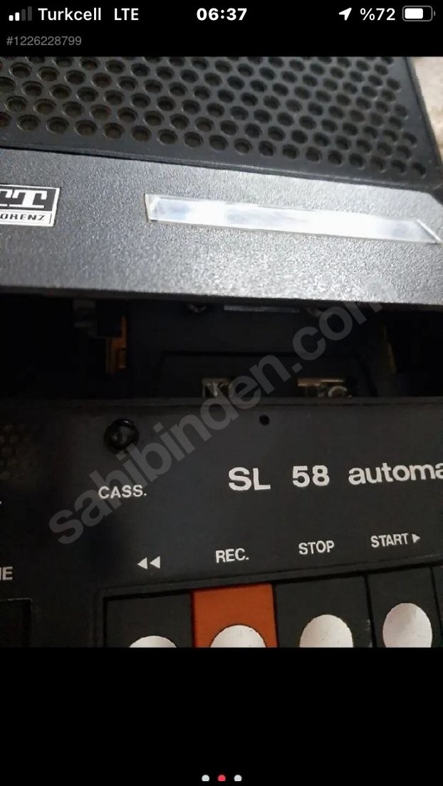 ITT SCHAUB LORENZ TEYP Antika degerinde - Görsel 2