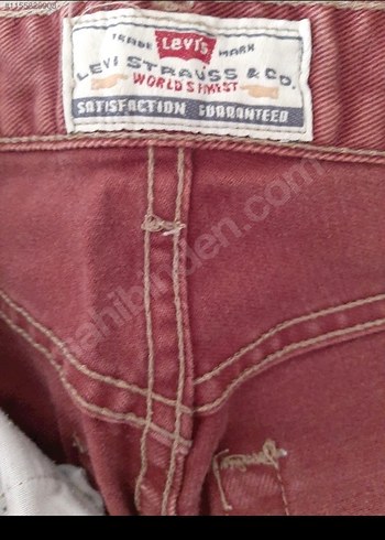 Levis jeans Orjinal yepyeni  bej ve kiremit renkte iki adet - Görsel 5