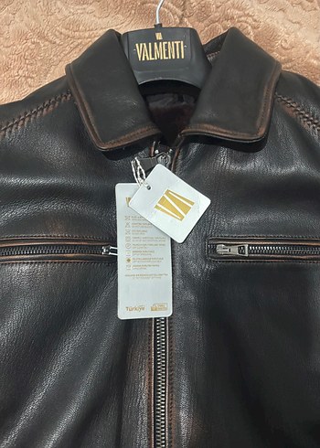 Diğer Valmenti Siyah Deri Biker Ceket