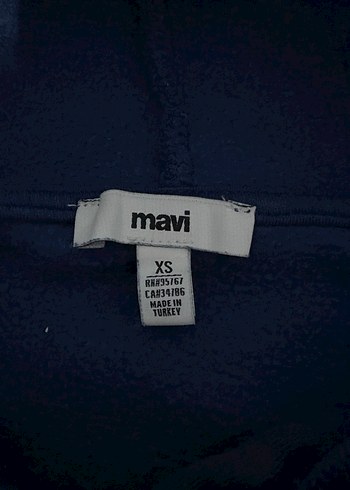 Mavi Jeans Mavi Kapüşonlu Baskılı Sweatshirt