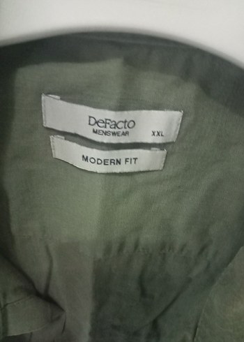 Kadın Kısa Kollu Keten Gömlek - Görsel 2