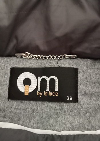 Gri Düğmeli Midi Kaban - Görsel 3