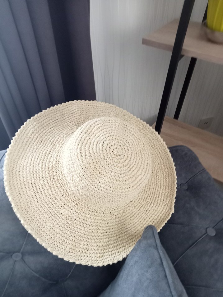 Bej Örgü Bohem Kadın Şapka - Görsel 2