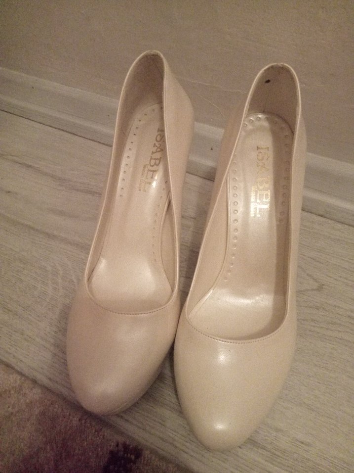 Bej Platform Topuklu Kadın Stiletto - Görsel 2