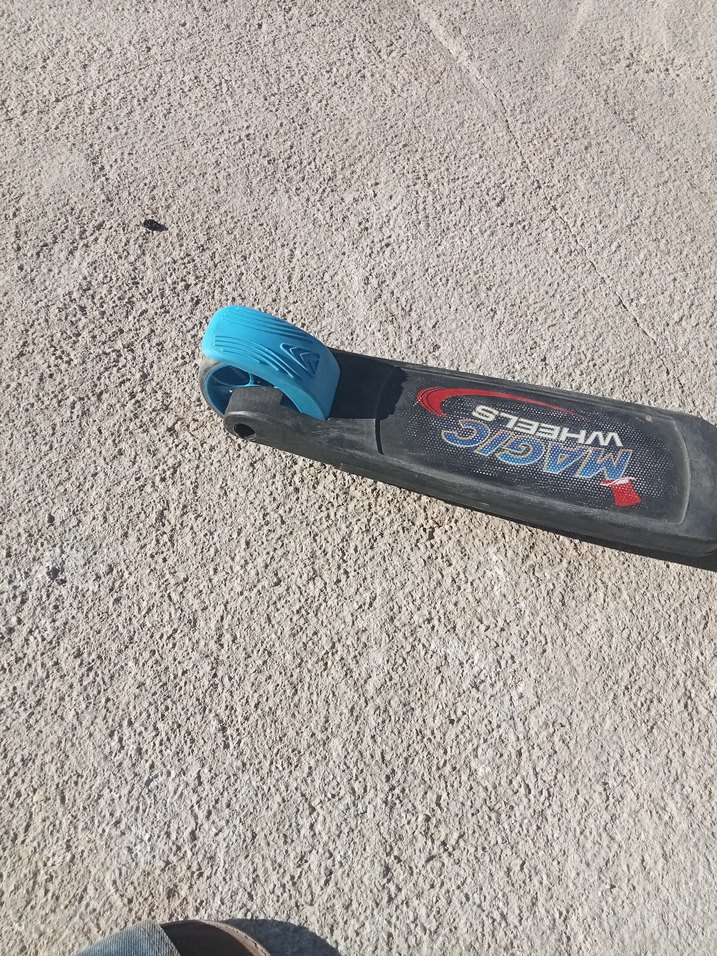 Mavi Çocuk Scooterı, Ayarlanabilir Sap - Görsel 3