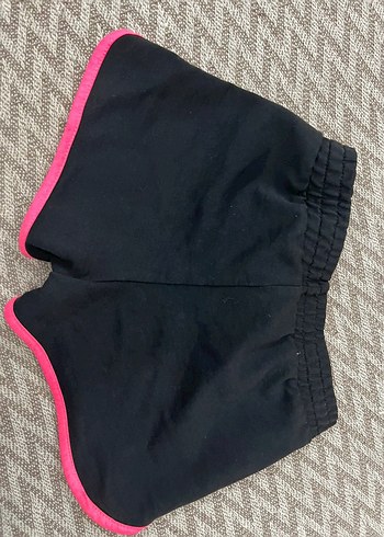 Kız Çocuk Elastik Bel Siyah Şort - Görsel 2