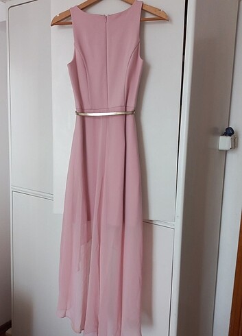 Toz pembe elbise - Görsel 2