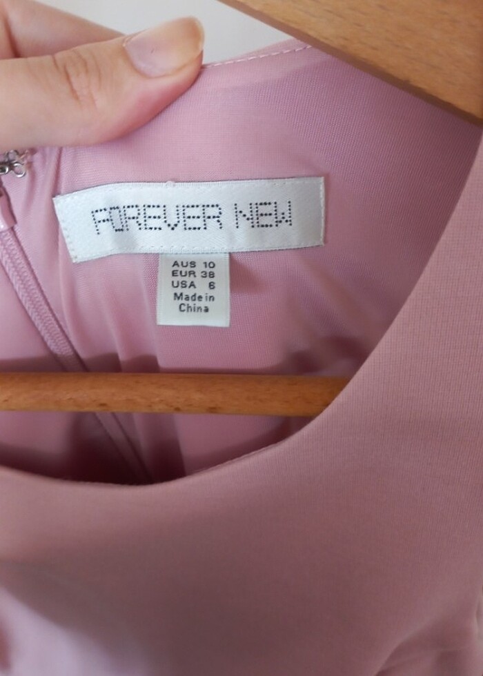 Toz pembe elbise - Görsel 4