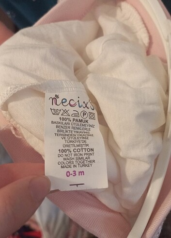 3 Ay Beden pembe Renk Kız çocuk takım 0 3 ay 