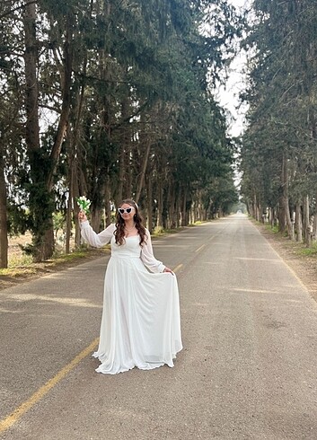 Nikah abiyem , beyaz abiye - Görsel 2