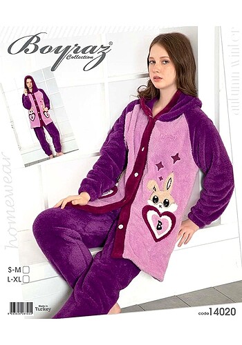 Tam peluş pijama takımı