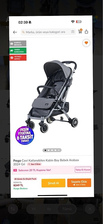 Prego Bebek Arabası