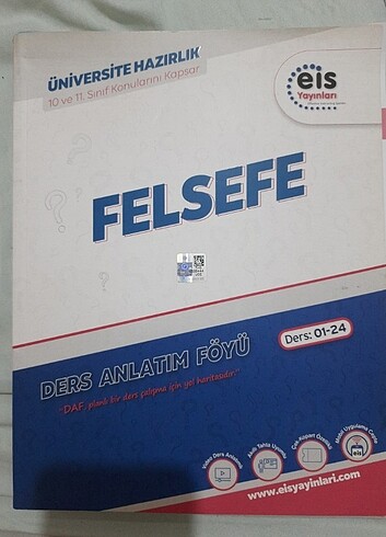 Felsefe eis yayınları ders anlatım föyü 