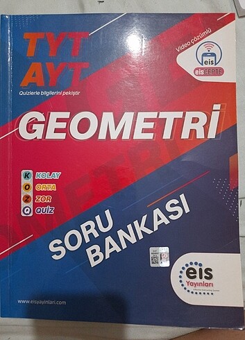 Tyt ayt geometri soru bankası eis yayınları 