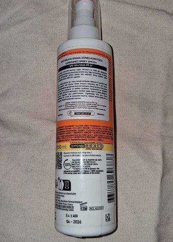 La Roche-Posay Anthelios SPF 50+ Görünmez Sprey - Görsel 2