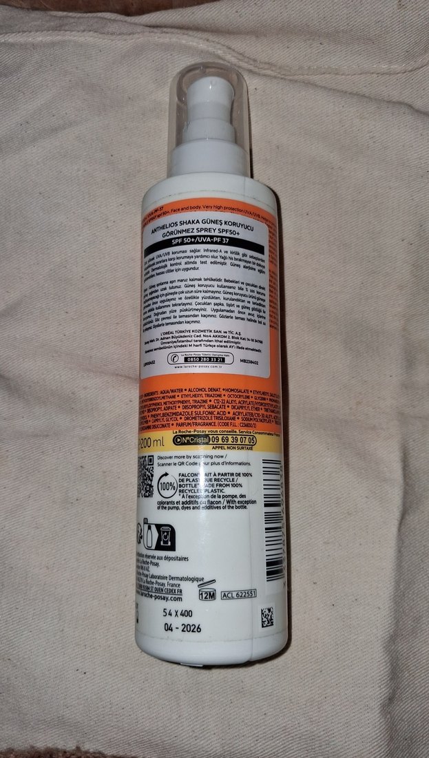 La Roche-Posay Anthelios SPF 50+ Görünmez Sprey - Görsel 2