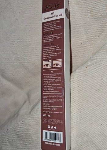 Bej Gri Kaş Kalemi - Görsel 2