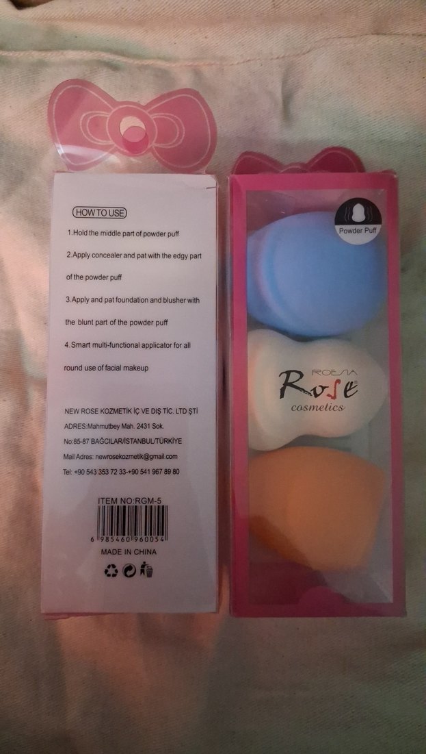 Pastel Renkli Makyaj Süngerleri - 6'lı Set - Görsel 2