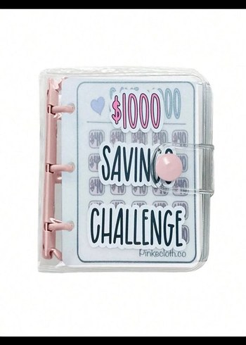Pastel Pembe $1000 Tasarruf Planlayıcısı