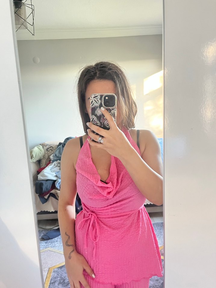 Pembe ikili takım - Görsel 5