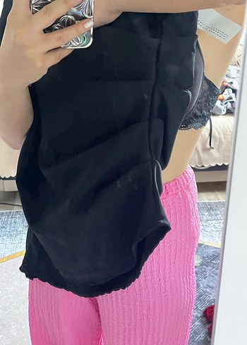 Staplez üst siyah - Görsel 2