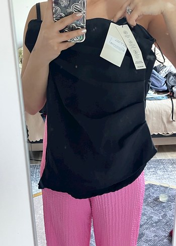 Staplez üst siyah - Görsel 3