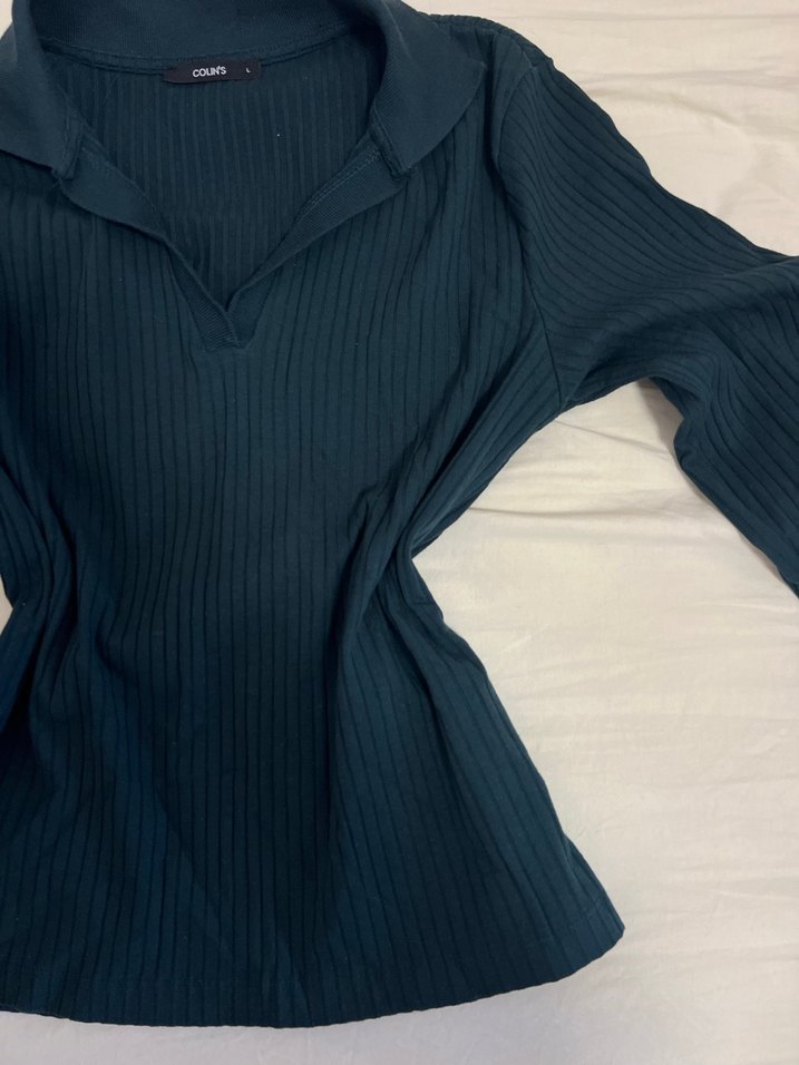 petrol yesili Fitted Kadın  Bluz - Görsel 2