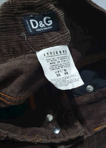 D&G orijinal kadife pantolon - Görsel 5