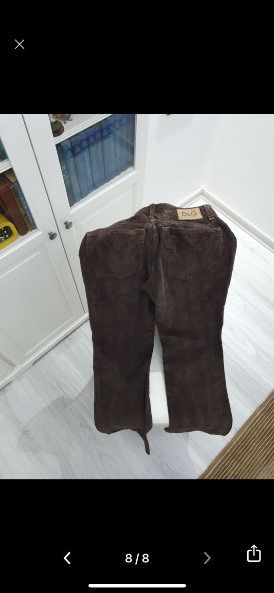 D&G orijinal kadife pantolon - Görsel 4