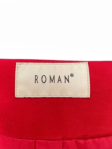 38 Beden kırmızı Renk Roman Marka Trenchcoat %70 İndirimli.