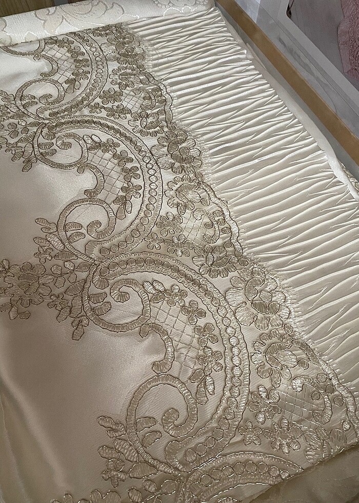 Gelin seti yatak örtüsü takımı - Görsel 2