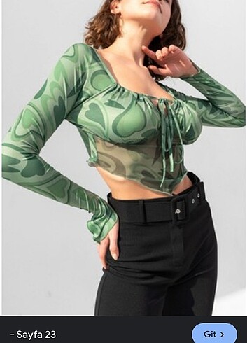 Crop büzgülü