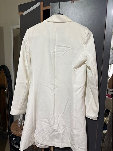 Beyaz klasik ceket - Görsel 2