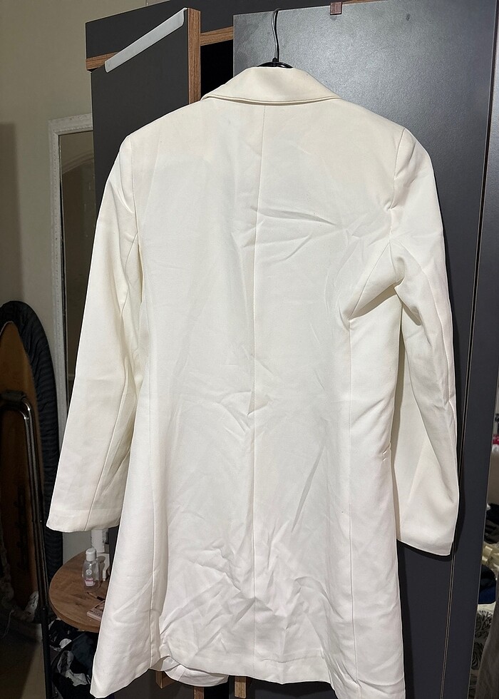 Beyaz klasik ceket - Görsel 2