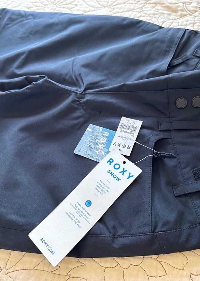 ROXY KAYAK SNOWBOARD PANTOLONU 10 K  12 yaş Unisex , bel ayar cı - Görsel 3