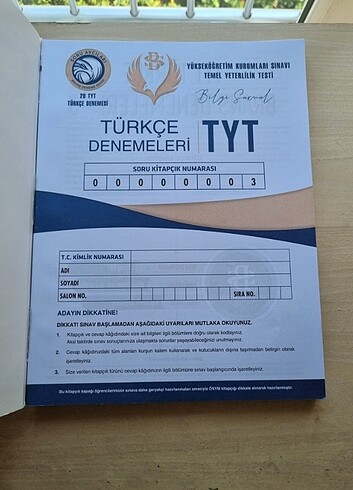 Bilgisarmal 20'li Türkçe Branş Denemesi
