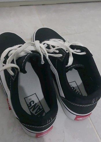 37 Beden siyah Renk Vans Siyah Beyaz Kadın Sneakers