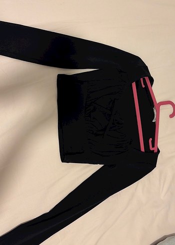 siyah country crop top - Görsel 2