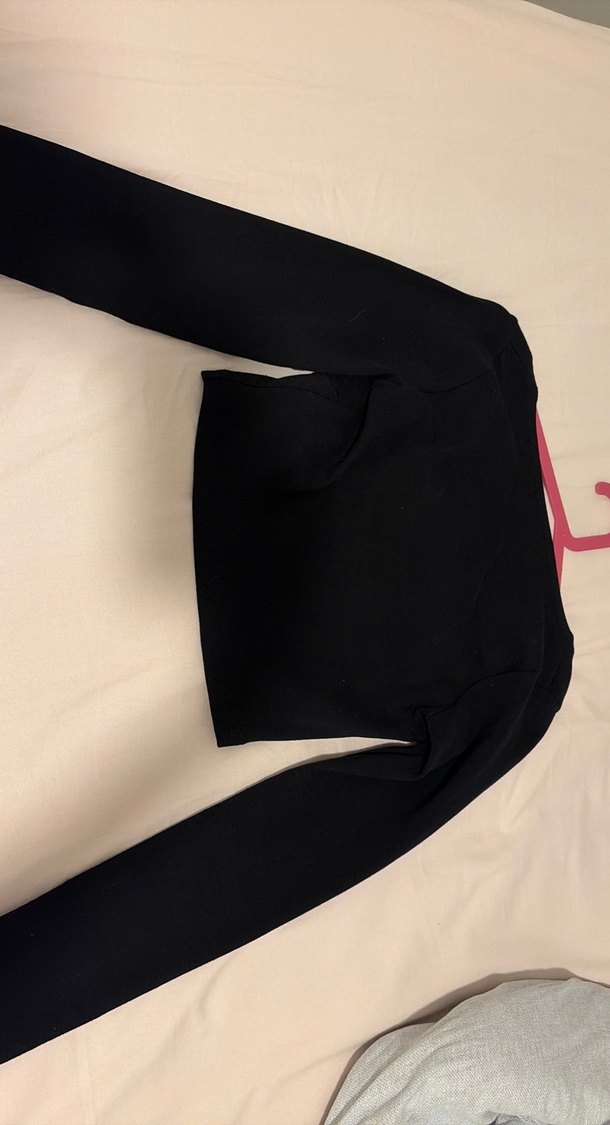 siyah country crop top - Görsel 3